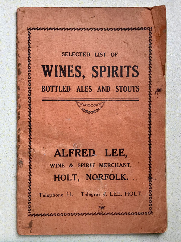Picturecraft of Holt, history, Alfred Lee wine and spirits promotional brochure